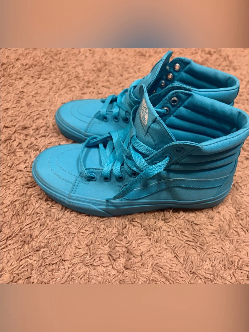Vans Monochrome Sk-8 High in Scuba Blue